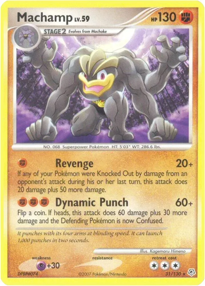 Machamp card front