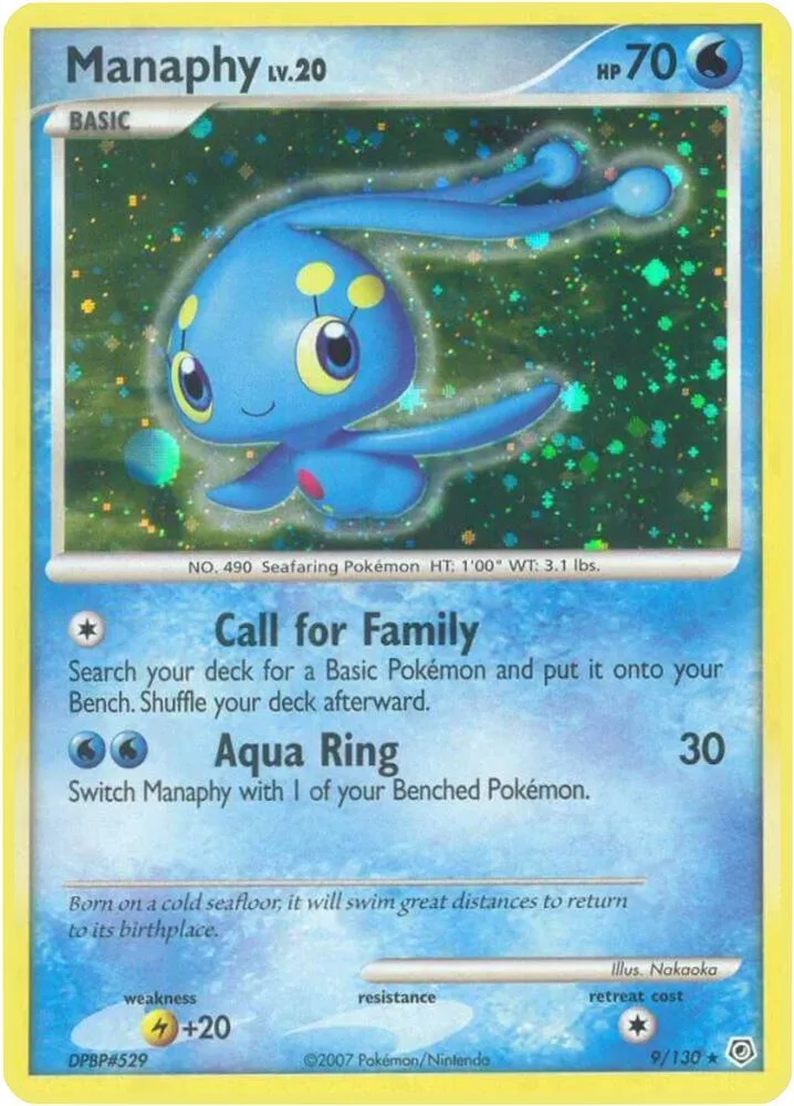 Manaphy card front