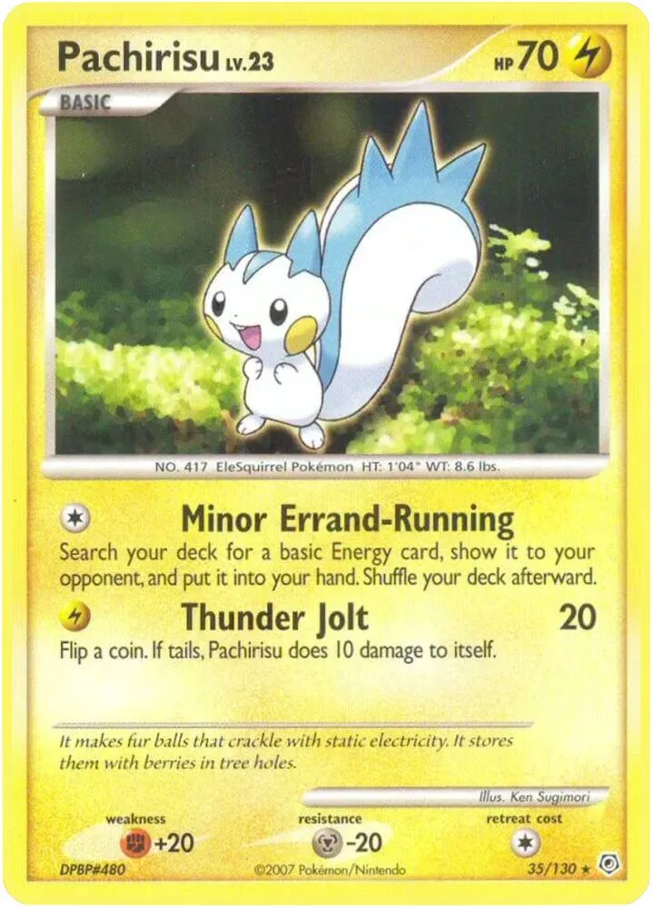 Pachirisu card front