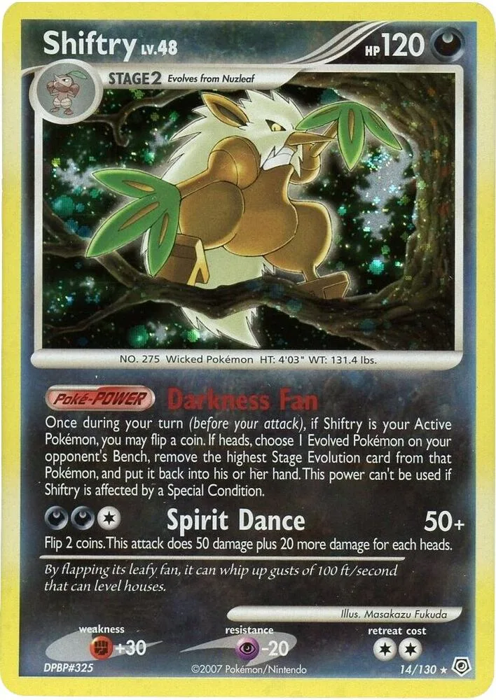 Shiftry card front