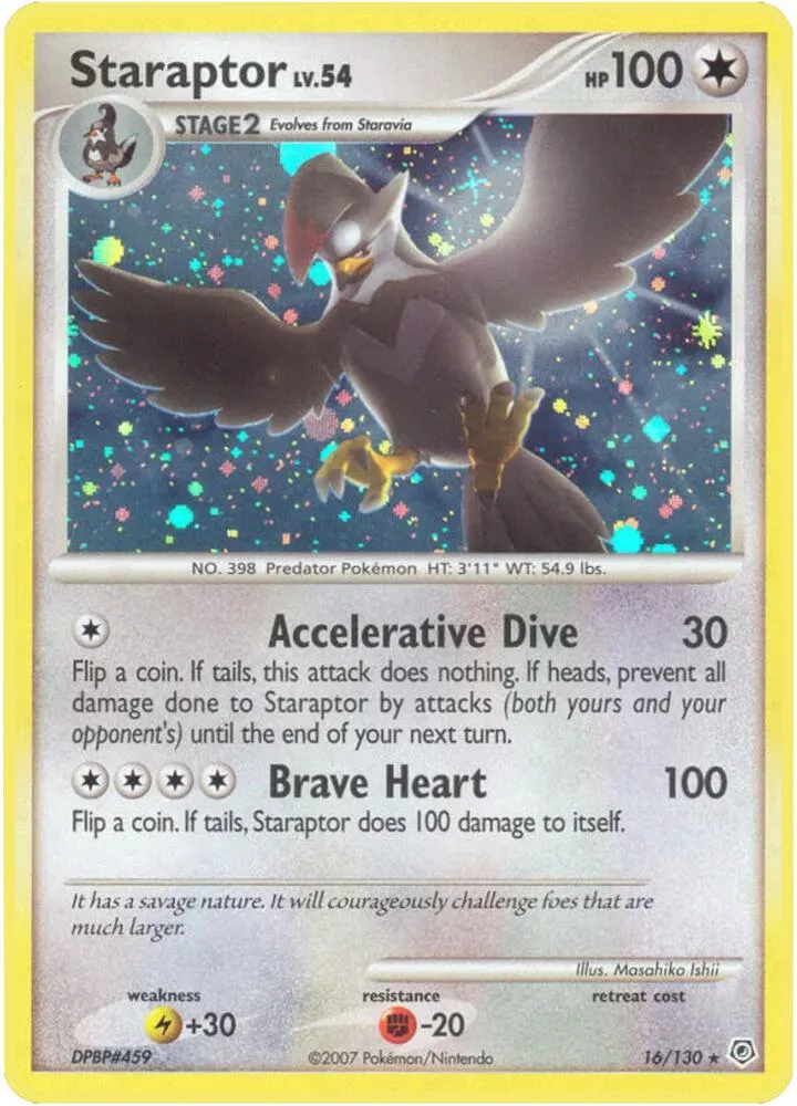 Staraptor card front
