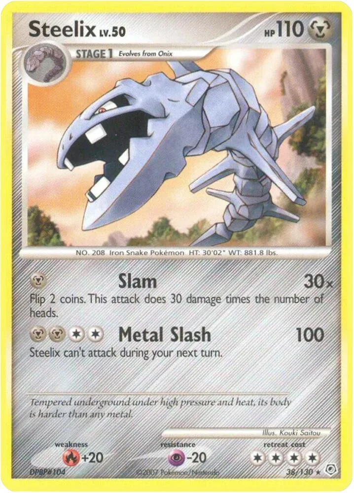 Steelix card front