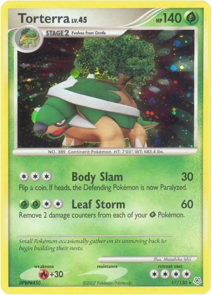 Torterra card front