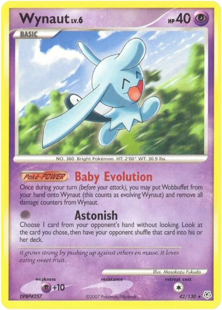Wynaut card front