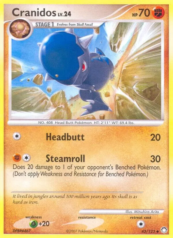 Cranidos card front