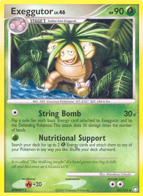 Exeggutor card front