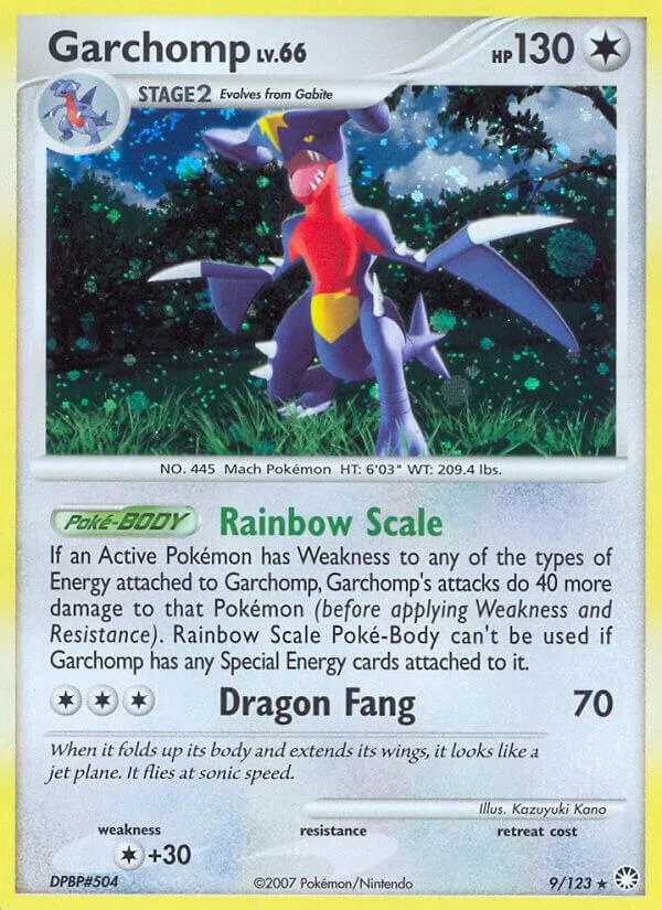 Garchomp card front