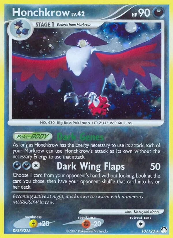 Honchkrow card front