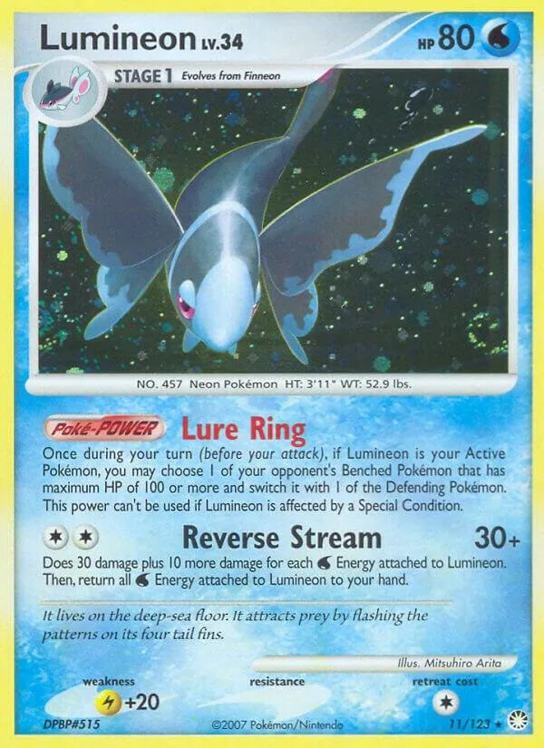 Lumineon card front