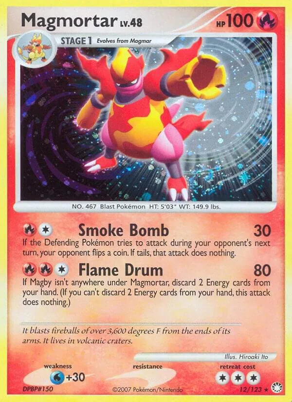 Magmortar card front