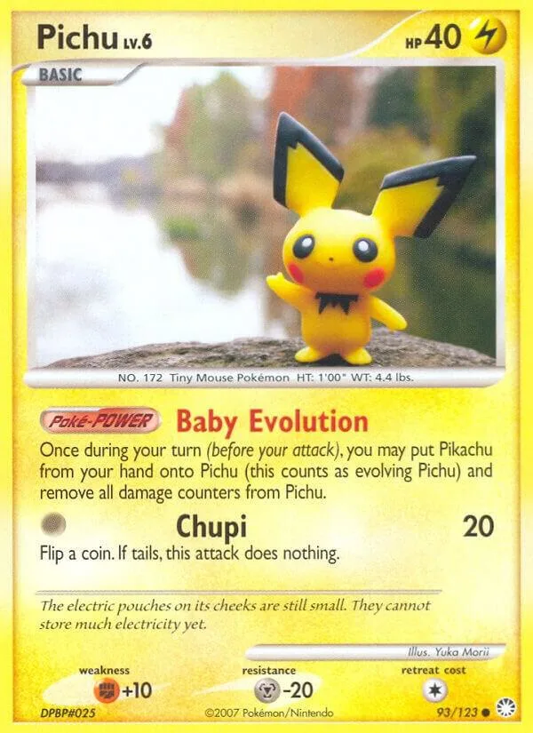 Pichu Reverse Holofoil card
