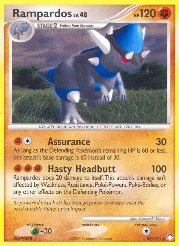 Rampardos card front
