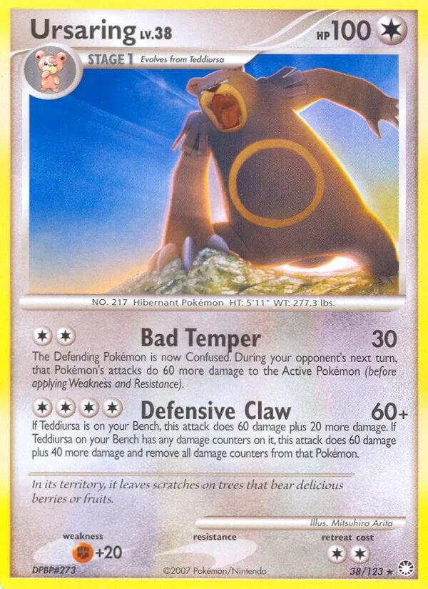Ursaring card front