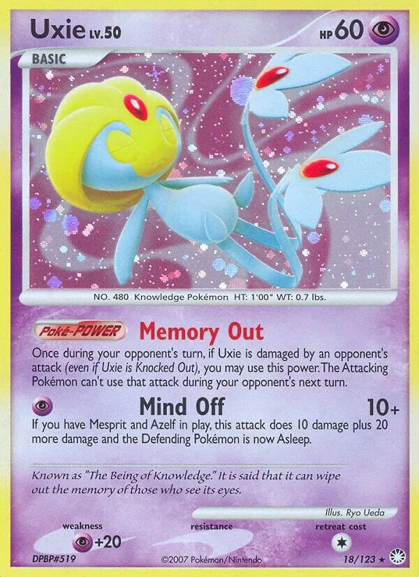 Uxie card front