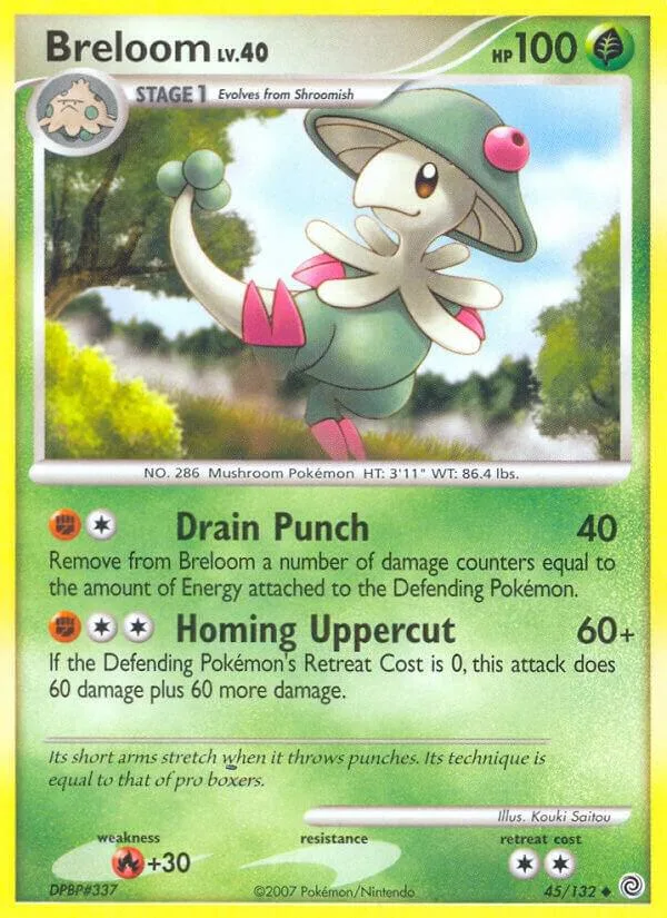 Breloom card front