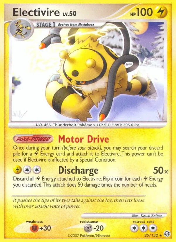 Electivire card front