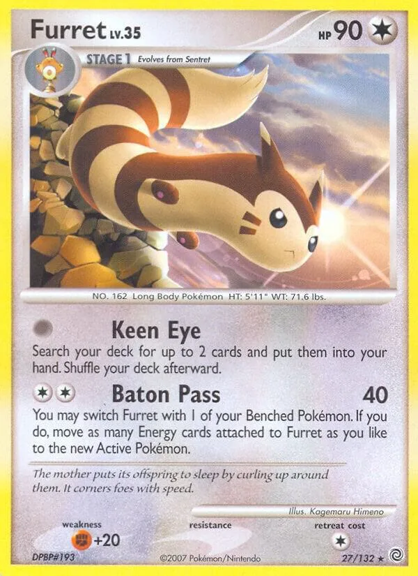 Furret card front