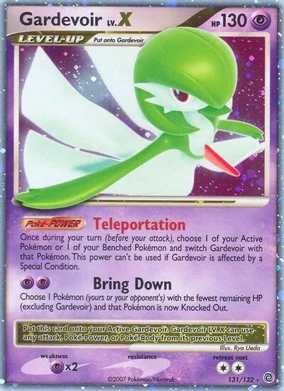 Gardevoir LV.X Holofoil card