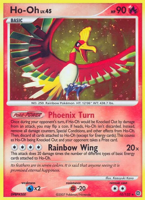 Ho-Oh card front