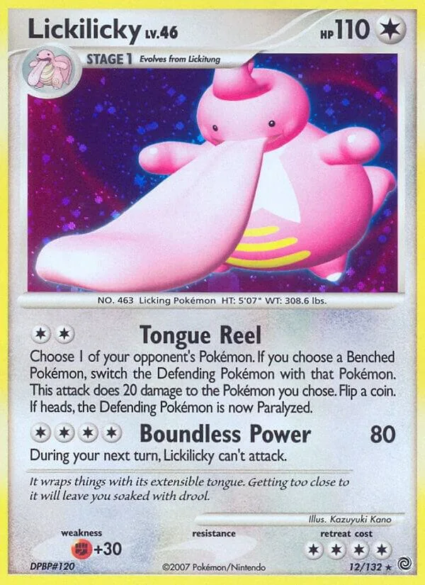 Lickilicky card front
