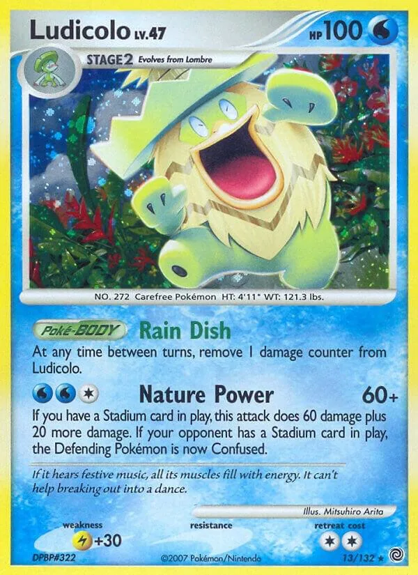 Ludicolo card front