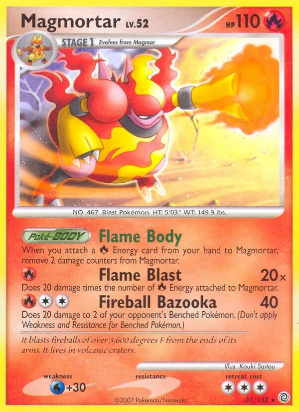 Magmortar card front