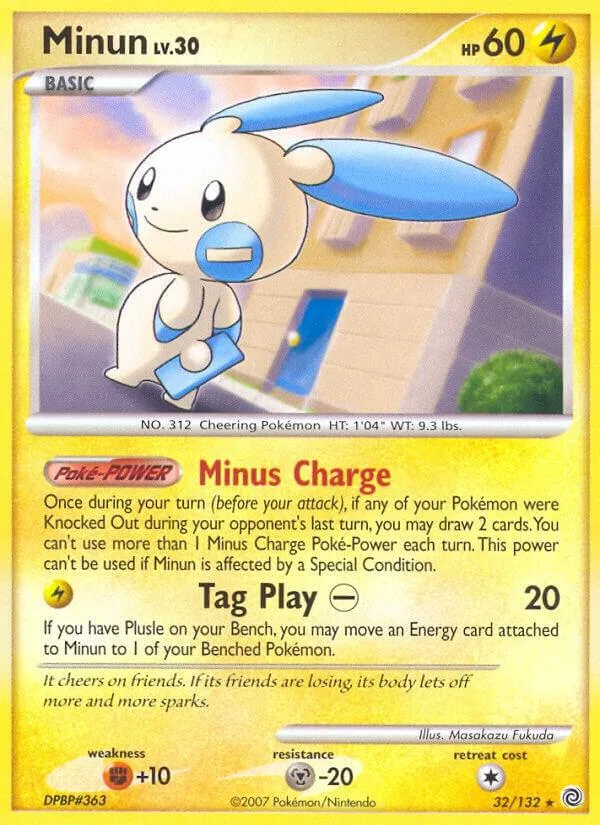 Minun card front