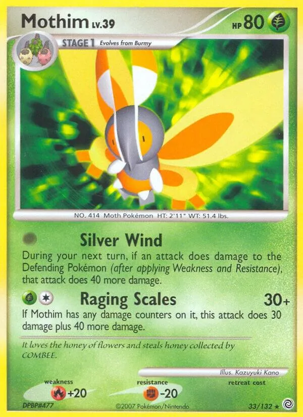 Mothim card front