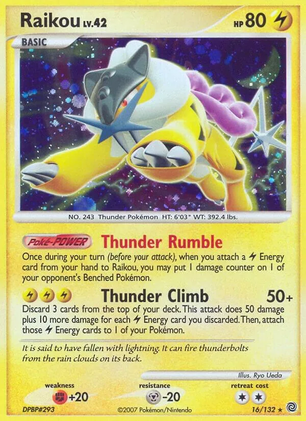 Raikou card front