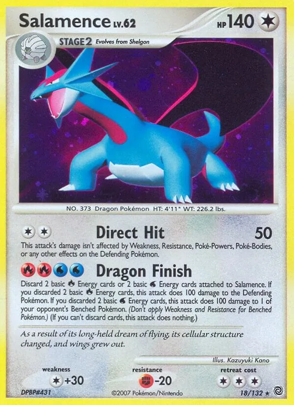 Salamence card front