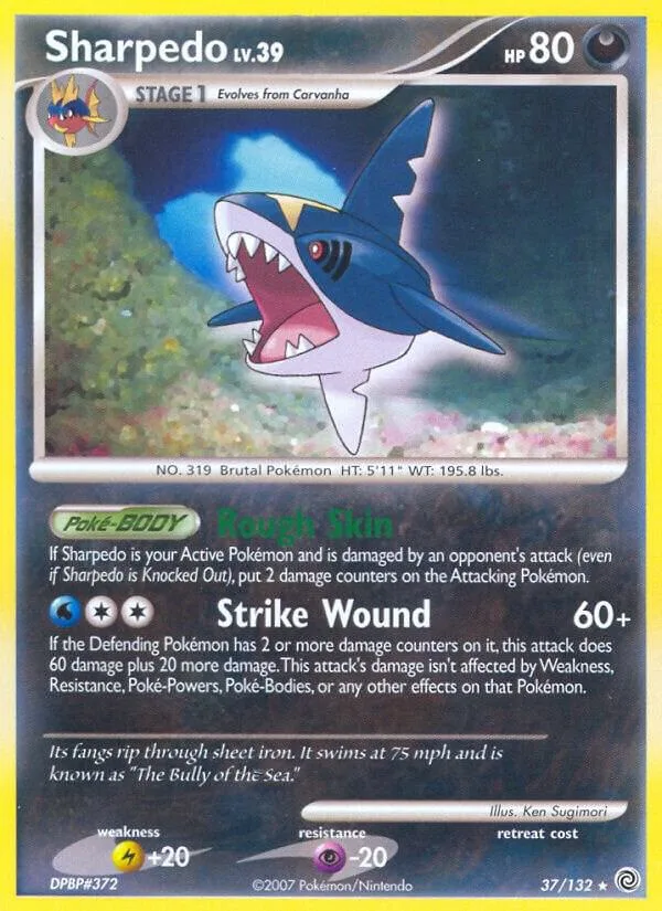 Sharpedo card front