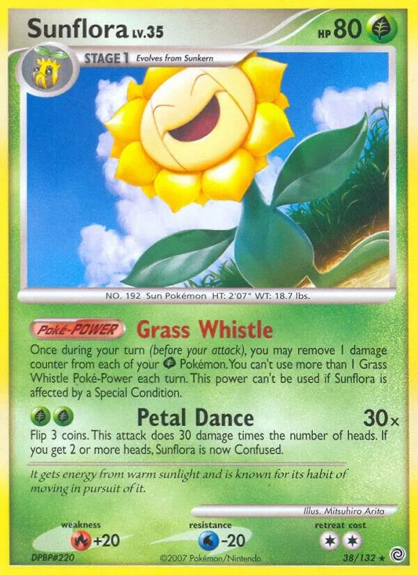 Sunflora card front