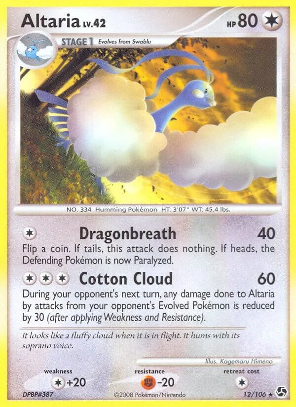Altaria card front