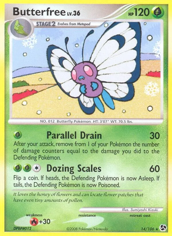 Butterfree card front