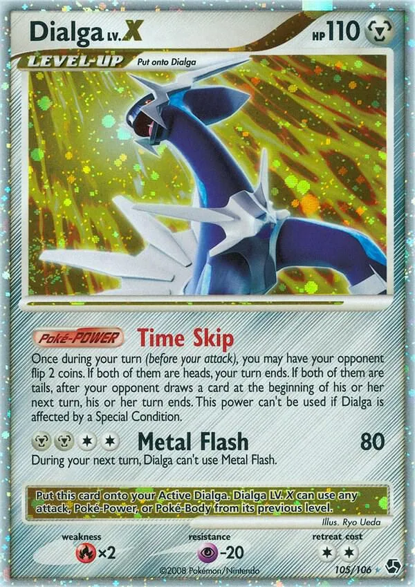 Dialga LV.X Holofoil card