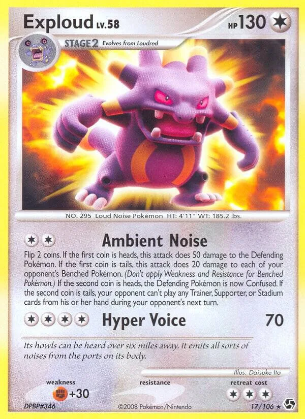 Exploud card front