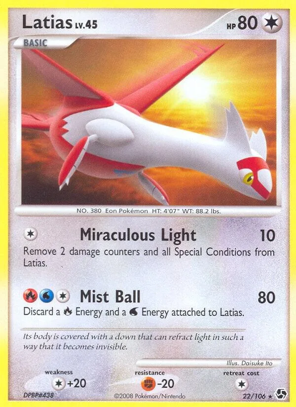 Latias card front