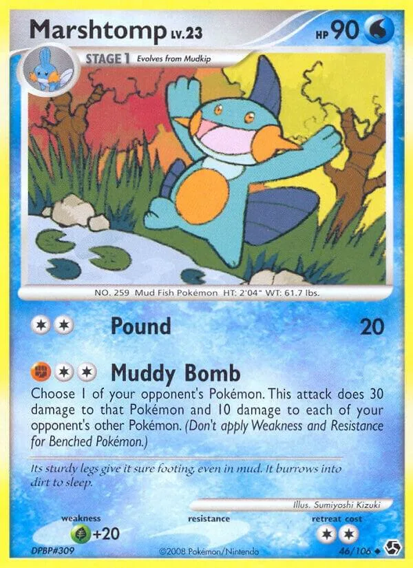 Marshtomp card front