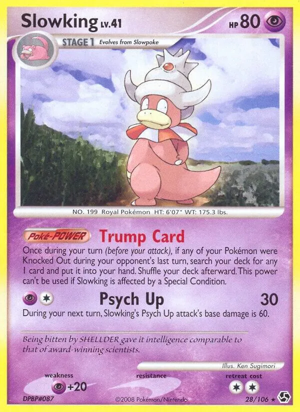 Slowking card front