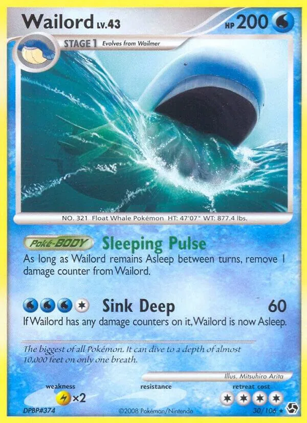 Wailord card front