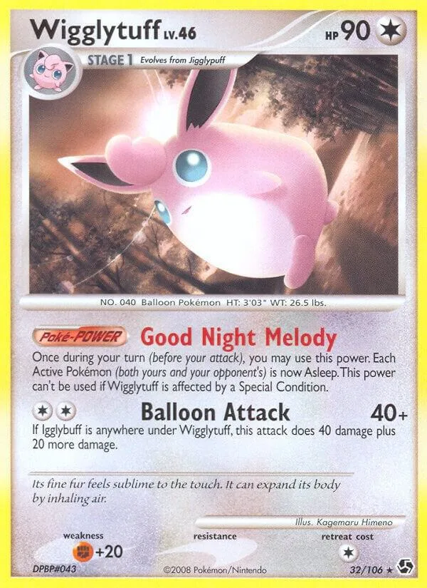 Wigglytuff card front