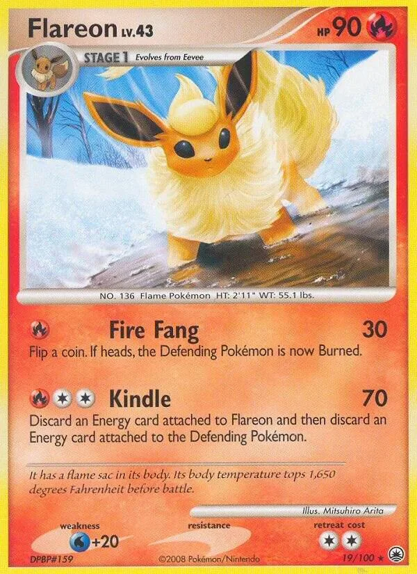 Flareon card front