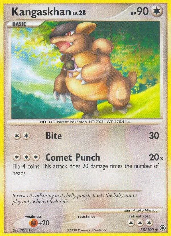 Kangaskhan card front