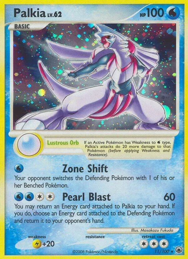 Palkia card front