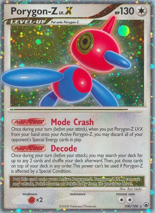 Porygon-Z LV.X Holofoil card