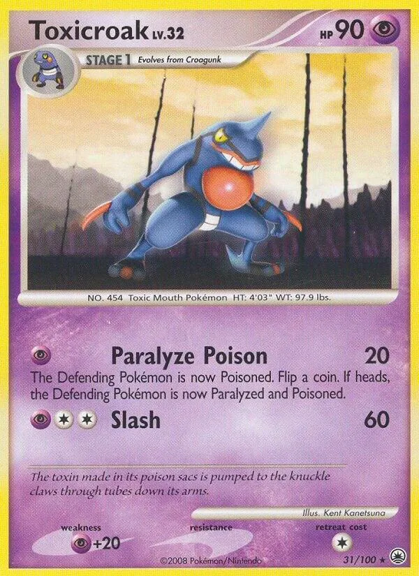 Toxicroak card front