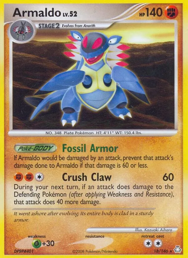 Armaldo card front