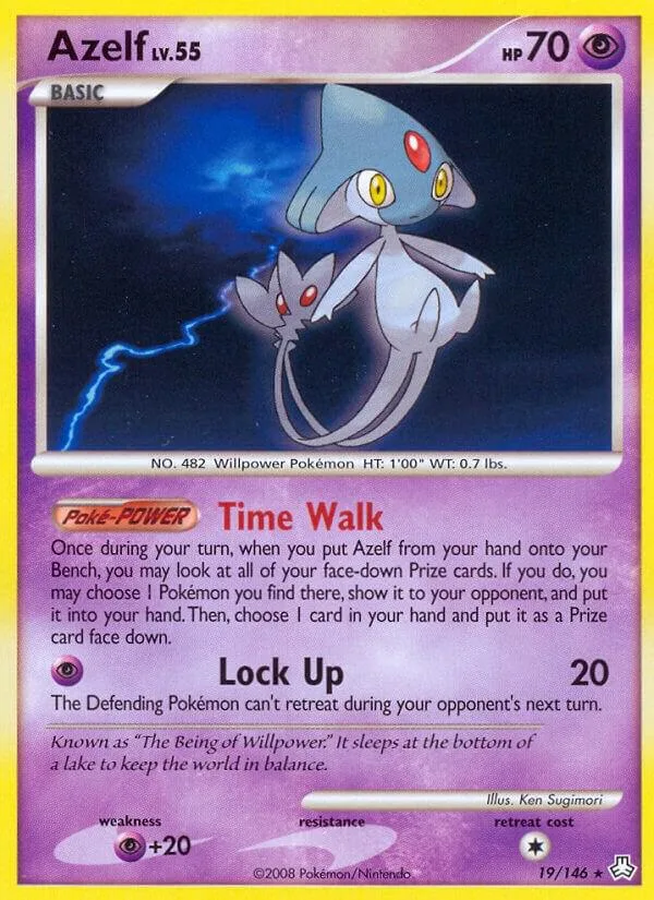 Azelf card front