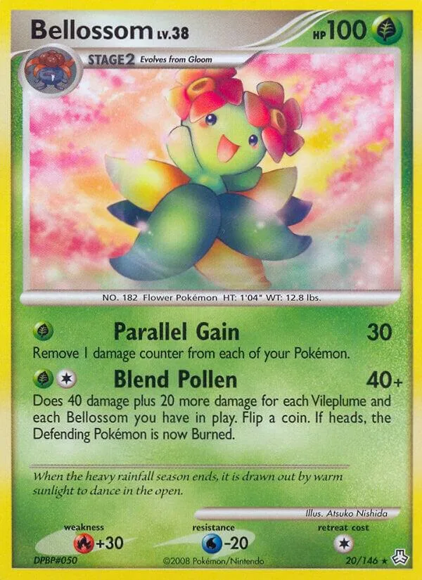 Bellossom card front