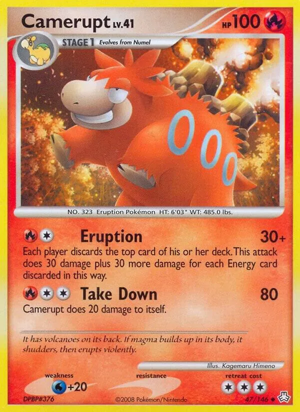 Camerupt card front